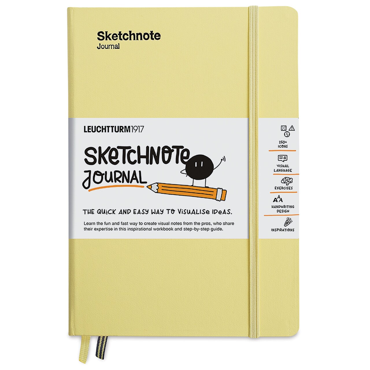 Leuchtturm1917 Hardcover Sketchnote Journal - Vanilla, 5-3/4" x 8-1/4"